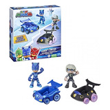 Set Pj Mask Pilotos Al Combate Gatuno Y Luna Girls Hasbro