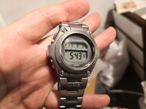 Casio G-shock Mrg-100 Acero Inoxidable Gris Oscuro 