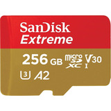 Tarjeta De Memoria Sandisk Sdsqxa1-256g-an6ma  Extreme Con Adaptador Sd 256gb