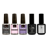 Ezflow Trugel X3 Esmaltes Semipermanentes + Base + Top Gel