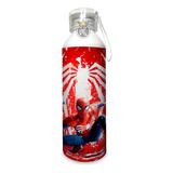 Botella De Agua Spiderman 750ml - Aluminio - Estampaking