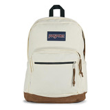 Mochila Jansport Right Pack Blanca Combinada