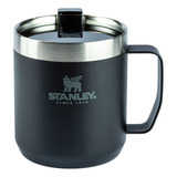 Camp Mug Stanley Matte Black Xícara Com Tampa - 350ml