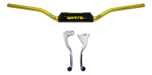 Manubrio Wr5 Dorado + Manijas Azul Xr 250 Tornado Wirtz