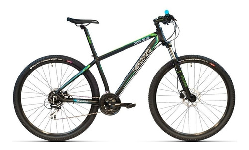 Mountain Bike Vairo Xr 3.8  2020 R29 L 24v Frenos De Disco Hidráulico Cambios Shimano 34.9 42t Y Shimano Acera Color Negro/verde/cian  