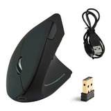 Mouse Ergonomico Optico Usb Inalambrico Zurdo Mano Izquierda