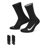 Calcetines Nikecourt Multiplier Cushioned Hombre Negro