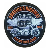 Parche Bordado Eagle Wing Rock Motocicleta 66 American ...