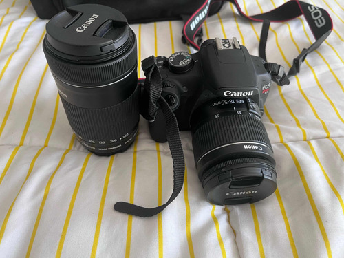 Camara Canon Eos Rebel T5 + Lente Efs 18-55 Mm +lente Efs250