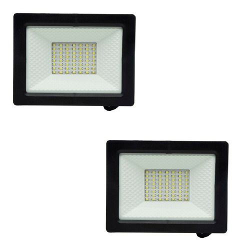 Proyector Reflector Led 30w 220v Ip65 Luz Fría Sica Pack X 2