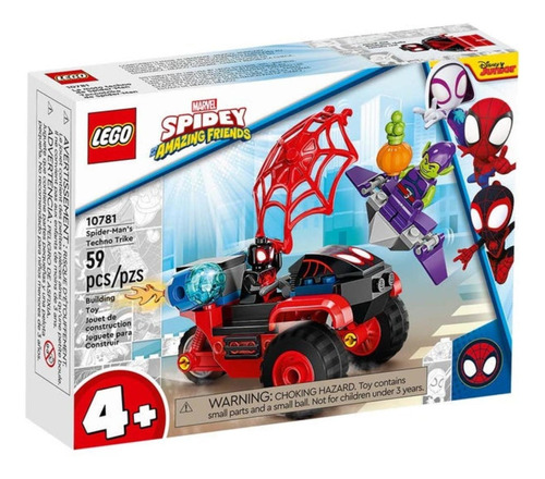 Lego Miles Morales Tecnotrike De Spider-man