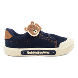 Zapato Niño Casual Oso Azul Bubblegummers  5006-753