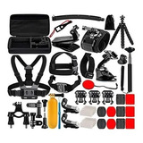 Kit Maleta Gopro + 50 Accesorios Cámara Deportes 