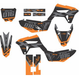 Kit Gráfico Biker R1de Xr250 Tornado Ades1vo 0.60 Mm Kr-42