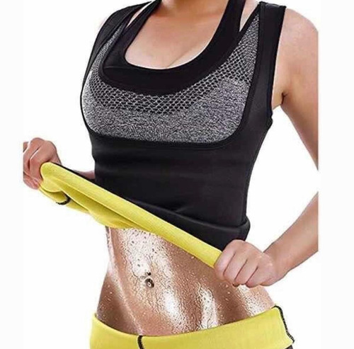 Chaleco Faja Quema Grasa Gym Sauna Deportivo Neopreno M 