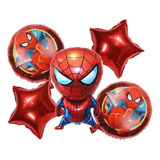 Kit 5 Globos Spiderman Marvel