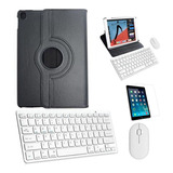 Kit Capa Preta Teclado/mouse/pel iPad 2020 8a Geração 10.2