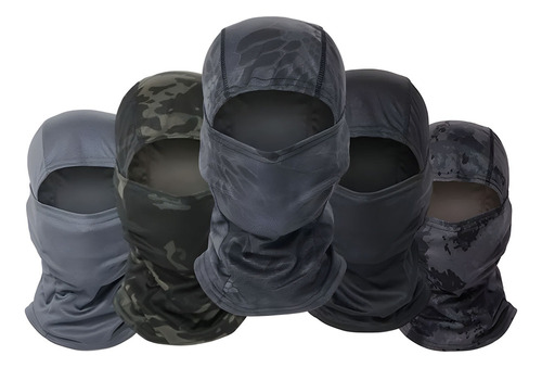 Balaclava Bandana Pasamontañas Tactico Militar 5 Pack Full