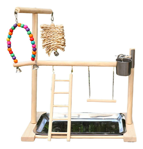 Pet Parrot Play Stand Papagaios Pássaro Playground Bird