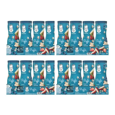 Snack Puff Gerber 16 Pzas De 42 Gr