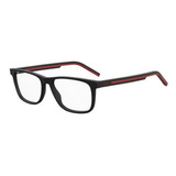 Lentes Hugo Boss Hg-1048 Blx) Acetato Negro Mate-rojo 55 Mm