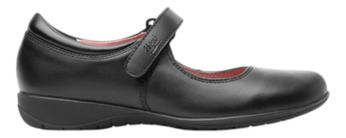 Flat Niña Flexi 35902 Escolar Velcro Negro Confort Diario