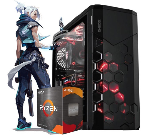 Pc Completa Gamer Amd Ryzen 5 5600g Vega 16gb 240 Martinez