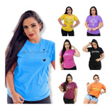 Camisetas Feminina Atacado Revenda Kit 7 Blusinhas