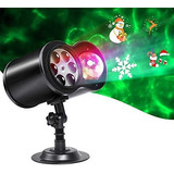 Laser Navideño Proyector Doble Luces Led 10 Imagen Unico