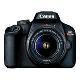 Câmera Canon Eos Rebel T100 Wifi 18mp Com Lente 18-55mm