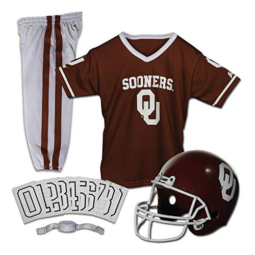 Conjunto De Disfraz De Fútbol Franklin Sports Ncaa Oklahoma