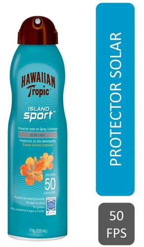Protector Solar Sport Fps50 | Hawaiian Tropic Island | 220ml
