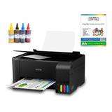 Kit Sublimación Impresora Epson L3250 Tintas + Hojas Premiun