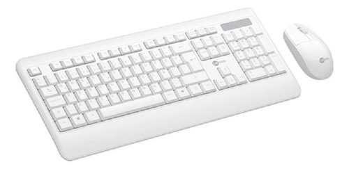 Teclado Lecoo S/fio + Mouse Kw202 Branco