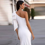 Elegante Vestido De Novia Vestido Sexy Con Hombros Largos