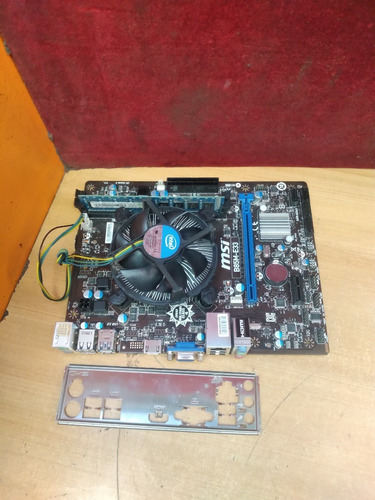 Pack Placa Madre  Msi 1150 Pentium G3240 - 4gb Ddr3 -cooler