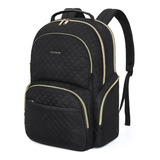 Bagsmart - Mochila De Viaje Acolchada Para Laptop De 17.3 