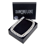 Pulsera Hombre Barbada Hd 8mm Deplataley.925 Duodeluxejoyas®