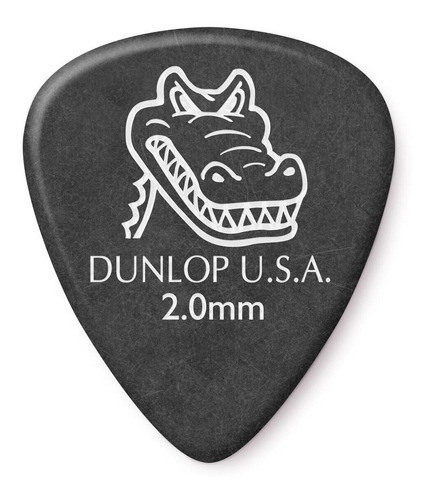 36 Plumillas Dunlop Gator Grip Gris 2.0 417b2.0