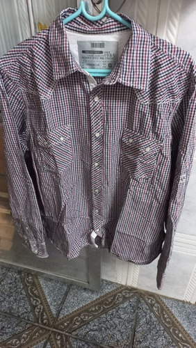 Camisa Xadrez Masculina  Luigi Bertolli ..tam G