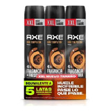 Desodorante Axe Dark Antitranspirante Pack 3 Pz 250 Ml Cu