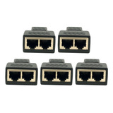 Adaptador Ethernet De 1 A 2 Puertos, Conector De Cabezal En