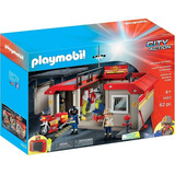 Playmobil Estación De Bomberos Portátil City Action 5663
