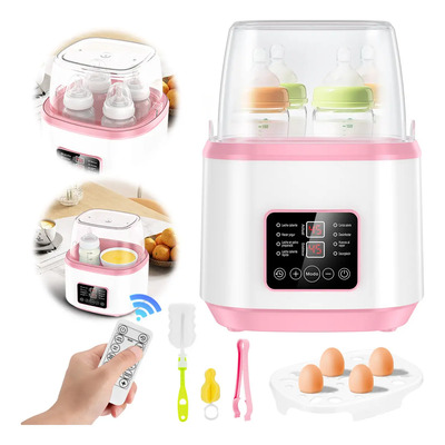 Esterilizador Calentador De Biberones Himylife Para Bebé 150w Seguro Eficiente Practico Con Termostato Para Mamilas Leche Materna O Formula,¡calienta 4 Biberones + Papillas A La Vez Color Rosa | Envío gratis