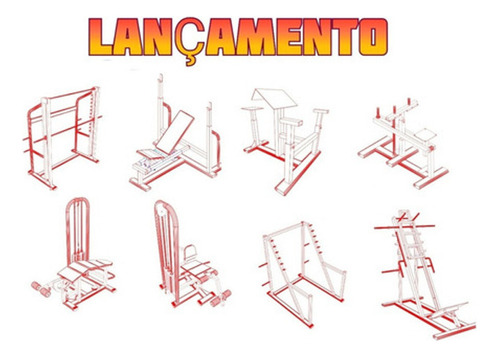 Equipamentos  Academia Musculação 95 Projetos P/ Fabricação