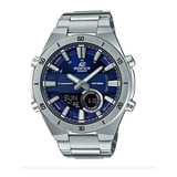 Casio Edifice Era 110 Acero Plateado Telememo Original Neon 