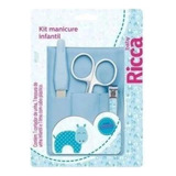 Ricca Kit Manicure Infantil Azul
