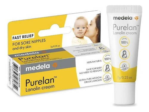  Crema De Lanolina Purelan 7 Grms Medela Fragancia Neutro Tipo De Envase Pote