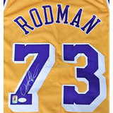 Jersey Autografiado Dennis Rodman Los Angeles Lakers Nba Ctm