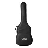 Bag Voik Preta Super Luxo Em Nylon Para Violão Folk Bv 900